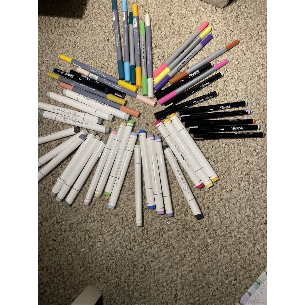 Huge Lot Ohuhu And Faber Castell Dual Artist Markers Last Sales Drop For 48 Hrs